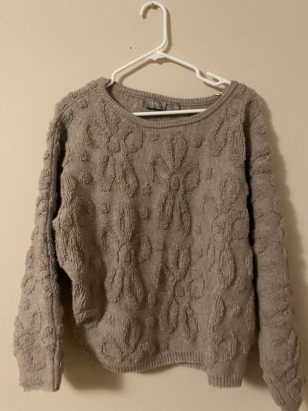 patterned sweater